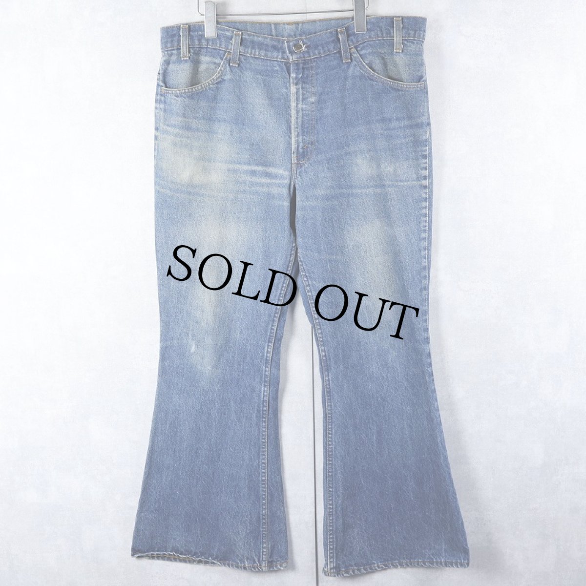 画像1: 80's Levi's 684 ベルボトムデニムパンツ W38 (1)