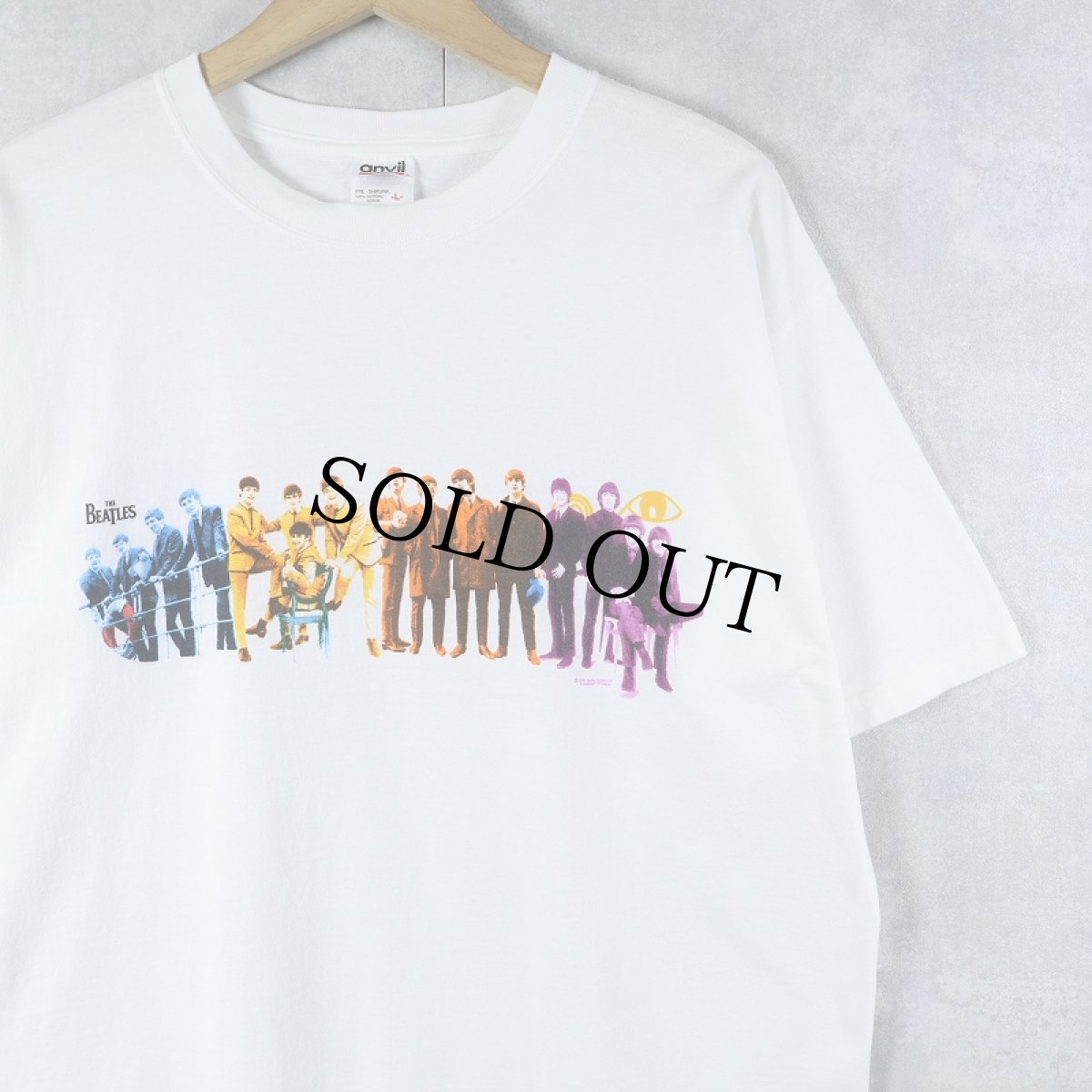 画像1: 2000's THE BEATLES "BEATLES FOR SALE" ロックバンドプリントTシャツ L (1)