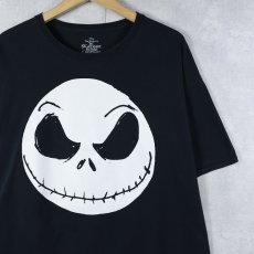 画像1: The Nightmare Before Christmas "Jack Skellington" キャラクタープリントTシャツ BLACK XL (1)