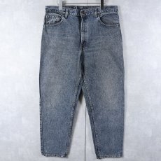 画像1: 90's Levi's 550 USA製 ケミカルウォッシュ デニムパンツ W35 (1)
