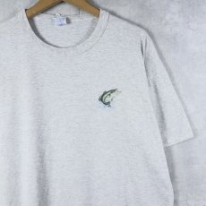 画像1: 80's USA製 "Catch and Release" 魚プリントTシャツ XL (1)