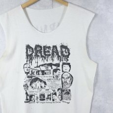 画像1: 80〜90's "DREAD" カットオフスリーブ プリントTシャツ (1)