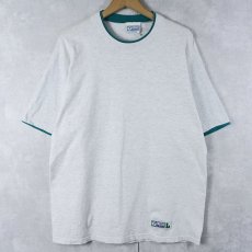 画像1: 90's DISCUS ATHLETIC レイヤードデザイン 無地Tシャツ L (1)