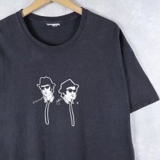 画像1: 90〜2000's THE BLUES BROTHERS "HOUSE OF BLUES" コメディ映画プリントTシャツ BLACK (1)