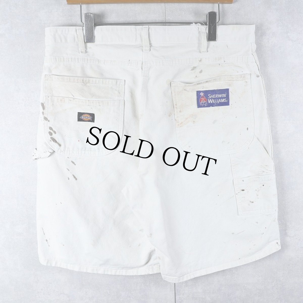 画像2: Dickies ペンキペイント コットンペインターショーツ W36 (2)