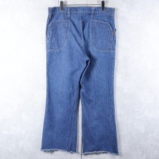 画像2: 70〜80's Levi's 643 ブーツカット デニムパンツ W33 (2)