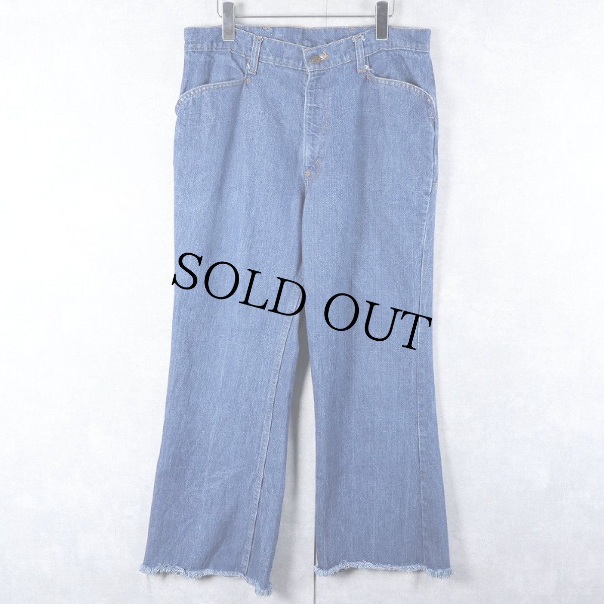 画像1: 70〜80's Levi's 643 ブーツカット デニムパンツ W33 (1)