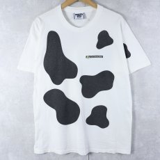 画像1: 90's GATEWAY200 USA製 牛柄 コンピューター企業Tシャツ L (1)
