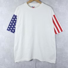 画像1: 90's USA製 星条旗デザイン Tシャツ ONESIZE (1)