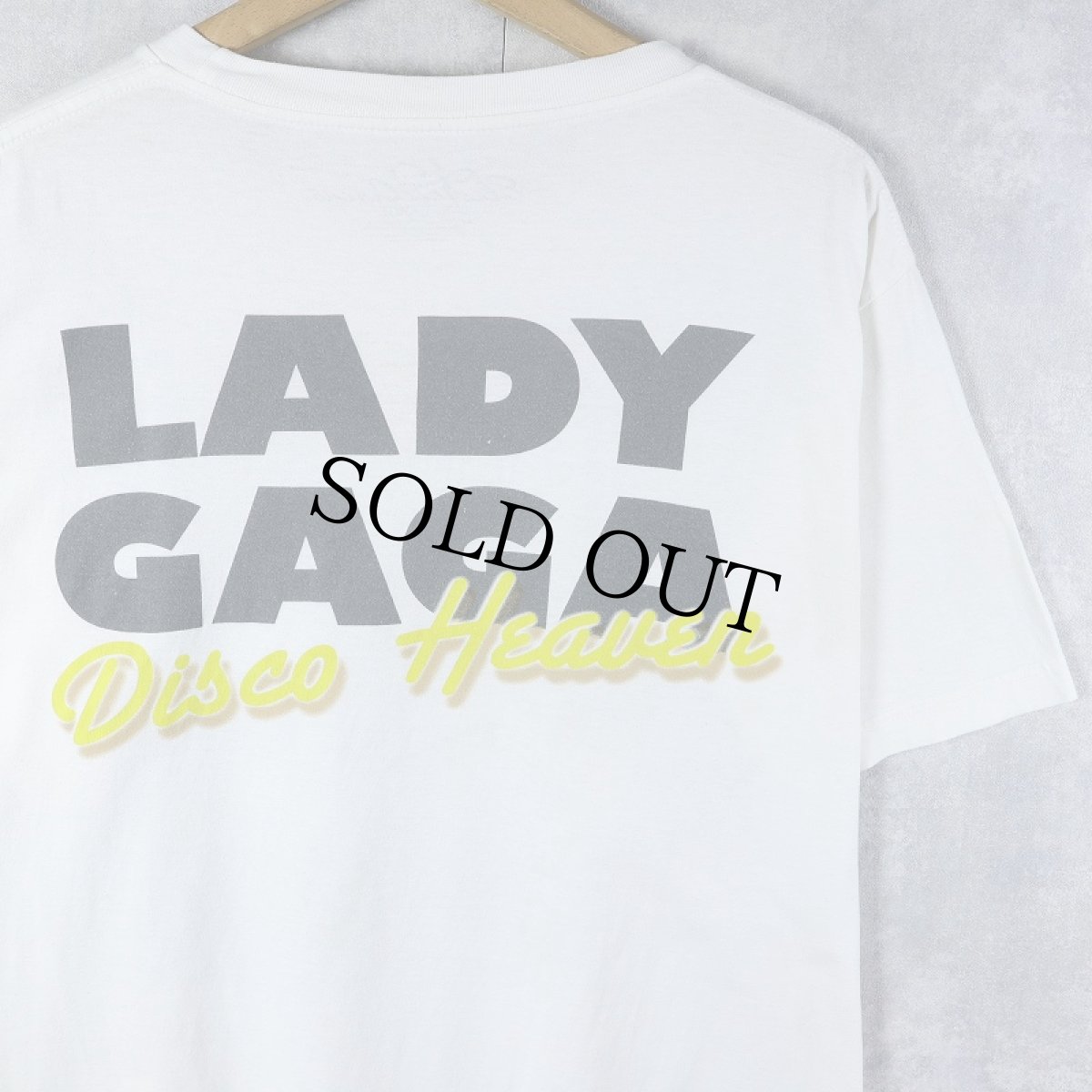 画像2: LADY GAGA "Disco Heaven" ミュージシャンプリントTシャツ XL (2)
