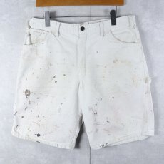 画像1: Dickies ペンキペイント コットンペインターショーツ W36 (1)
