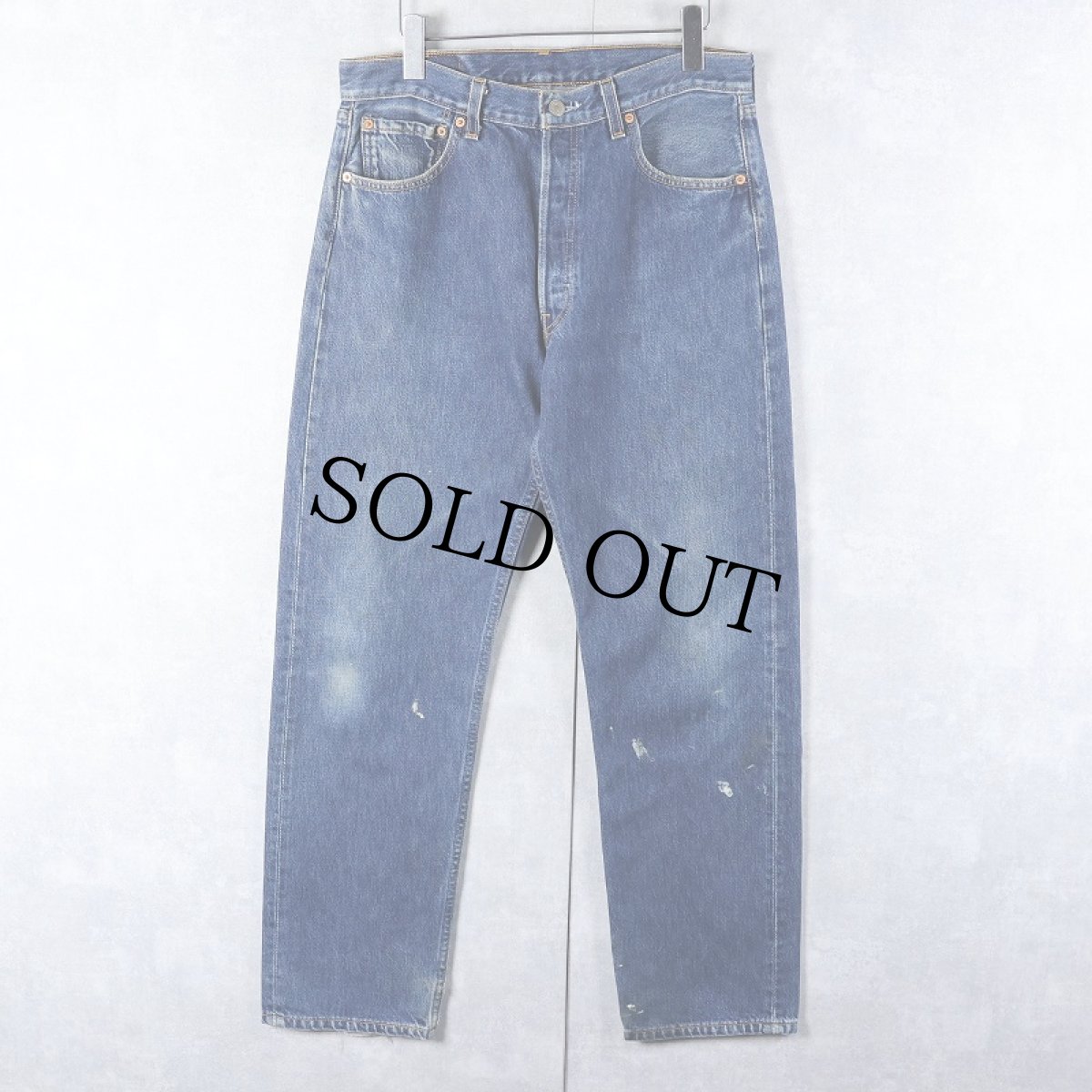 画像1: 2000's Levi's 501 USA製 デニムパンツ W32 (1)
