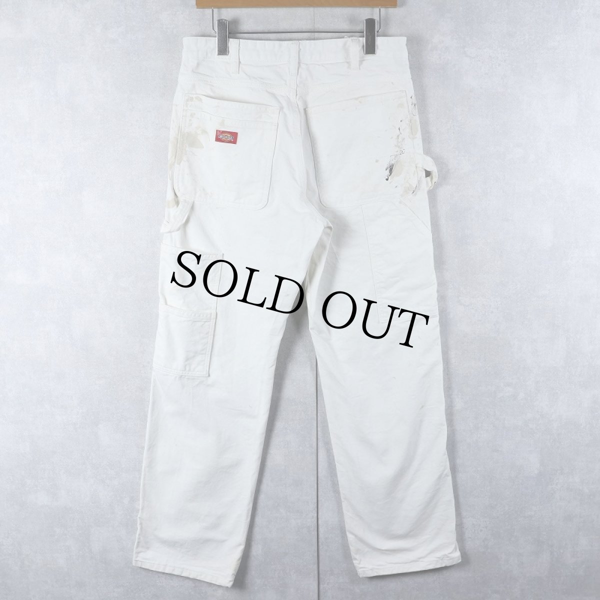 画像1: Dickies ペンキペイント コットンペインターパンツ W32 (1)