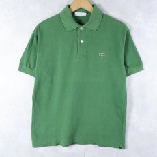 画像1: 70〜80's CHEMISE LACOSTE FRANCE製 ロゴワッペンポロシャツ SIZE 3 (1)