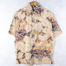 画像1: 70's Surf Line HAWAII 総柄 プルオーバーシャツ  (1)