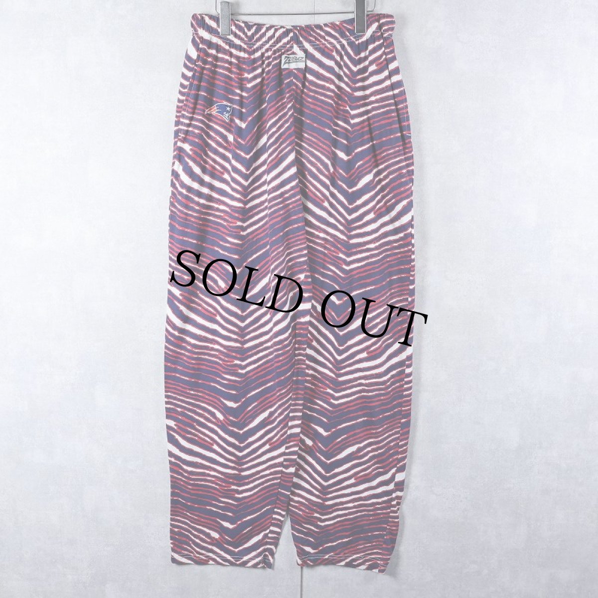 画像1: 90's ZUBAZ ゼブラ柄 コットンイージーパンツ XL (1)