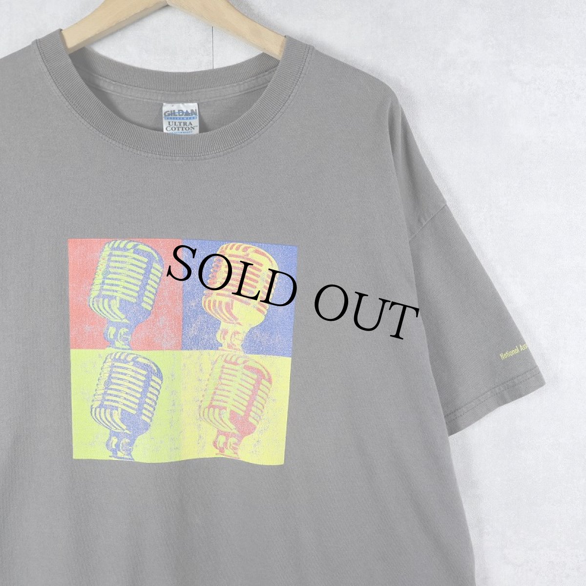 画像1: NAB 全米放送事業者協会 アートパロディプリントTシャツ XL (1)