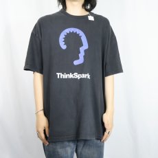 画像3: ThinkSpark "Always thinking." プリントTシャツ BLACK XL (3)