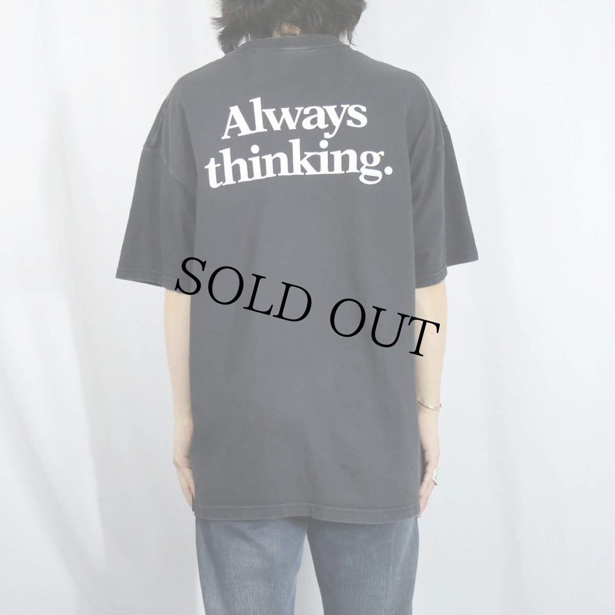 画像4: ThinkSpark "Always thinking." プリントTシャツ BLACK XL (4)