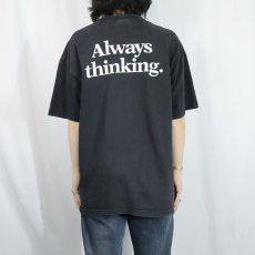 画像4: ThinkSpark "Always thinking." プリントTシャツ BLACK XL (4)