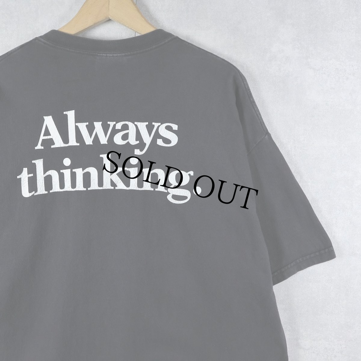 画像2: ThinkSpark "Always thinking." プリントTシャツ BLACK XL (2)