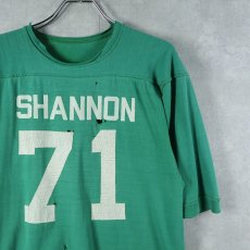 画像1: 70〜80's USA製 "SHANNON 71" フットボールTシャツ M (1)