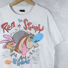 画像1: 90's  Ren&Stimpy USA製 キャラクタープリントTシャツ XL (1)