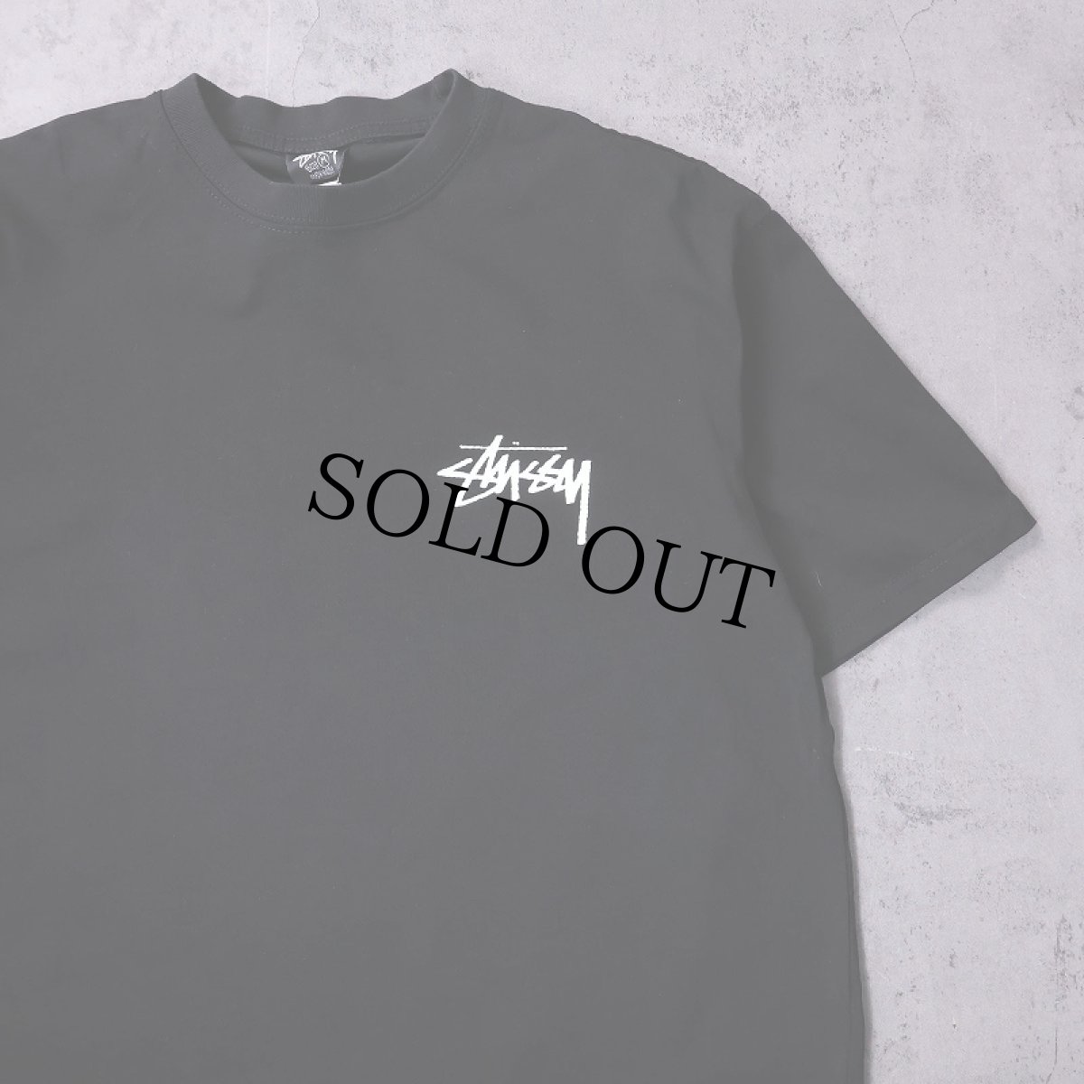 画像2: STUSSY USA製 "SHATTERED" プリントTシャツ BLACK M (2)
