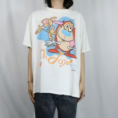 画像2: 90's Ren&Stimpy USA製 キャラクタープリントTシャツ XL (2)
