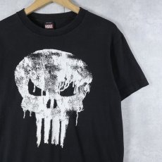画像1: MARVEL Punisher キャラクタープリントTシャツ BLACK M (1)