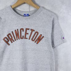 画像1: 80〜90's Champion 青刺繍タグ 中期 USA製 "PRINCETON" カレッジTシャツ M (1)