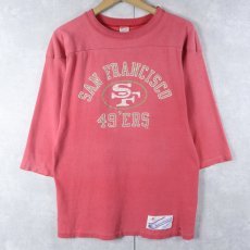 画像1: 80's Champion トリコタグ USA製 "SAN FRANCISCO 49’ERS" フットボールTシャツ M (1)