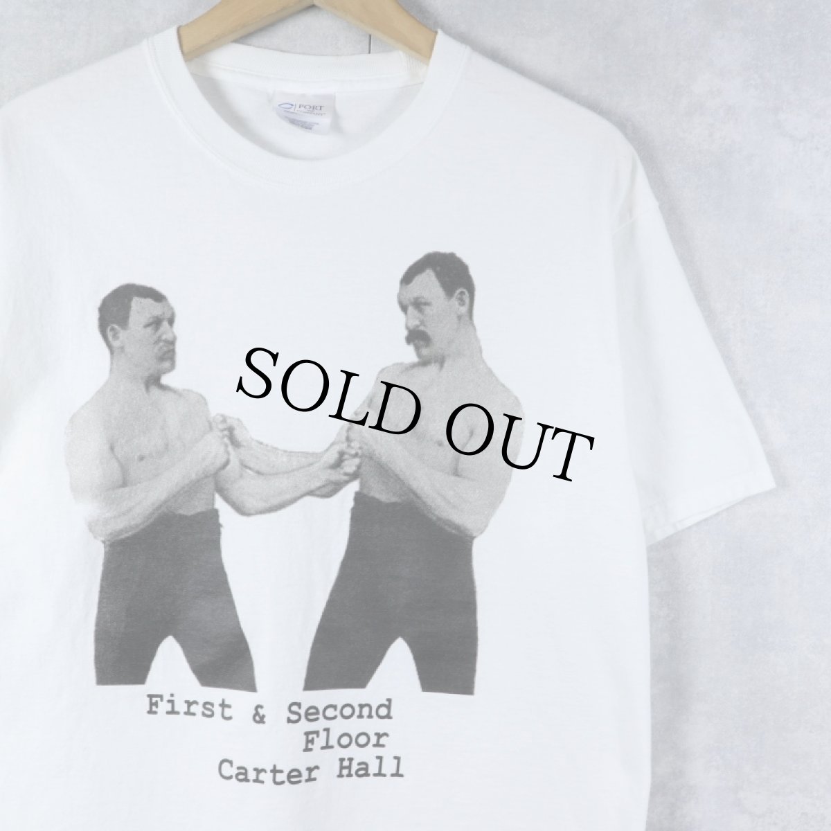 画像1: "First & Second Floor Carter Hall" フォトプリントTシャツ M (1)