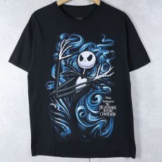 画像1: The Nightmare Before Christmas "Jack Skellington" キャラクタープリントTシャツ BLACK M (1)