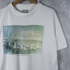 画像1: 90's Calvin Klein USA製 プリントTシャツ M (1)