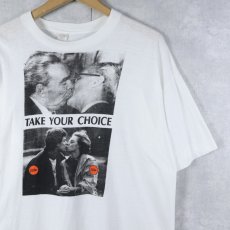画像1: 〜90’s "TAKE YOUR CHOICE" フォトプリントTシャツ XL  (1)