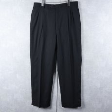 画像1: 総柄 2タック スラックス W34 (1)