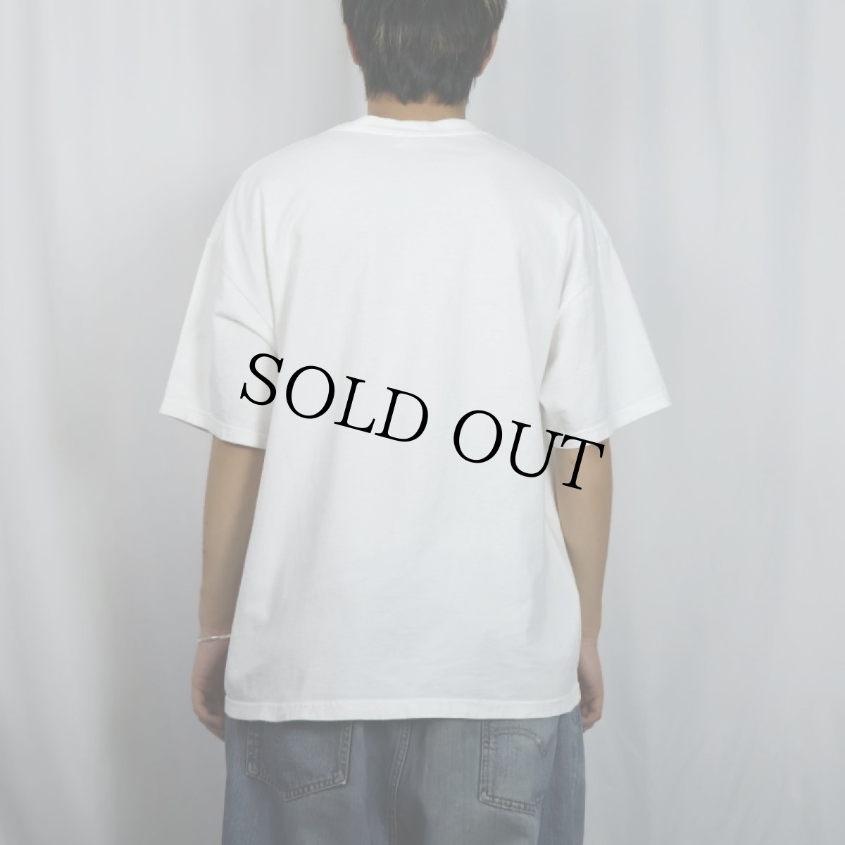 画像3: "i have strong baby" 赤ちゃん シュールプリントTシャツ XL (3)