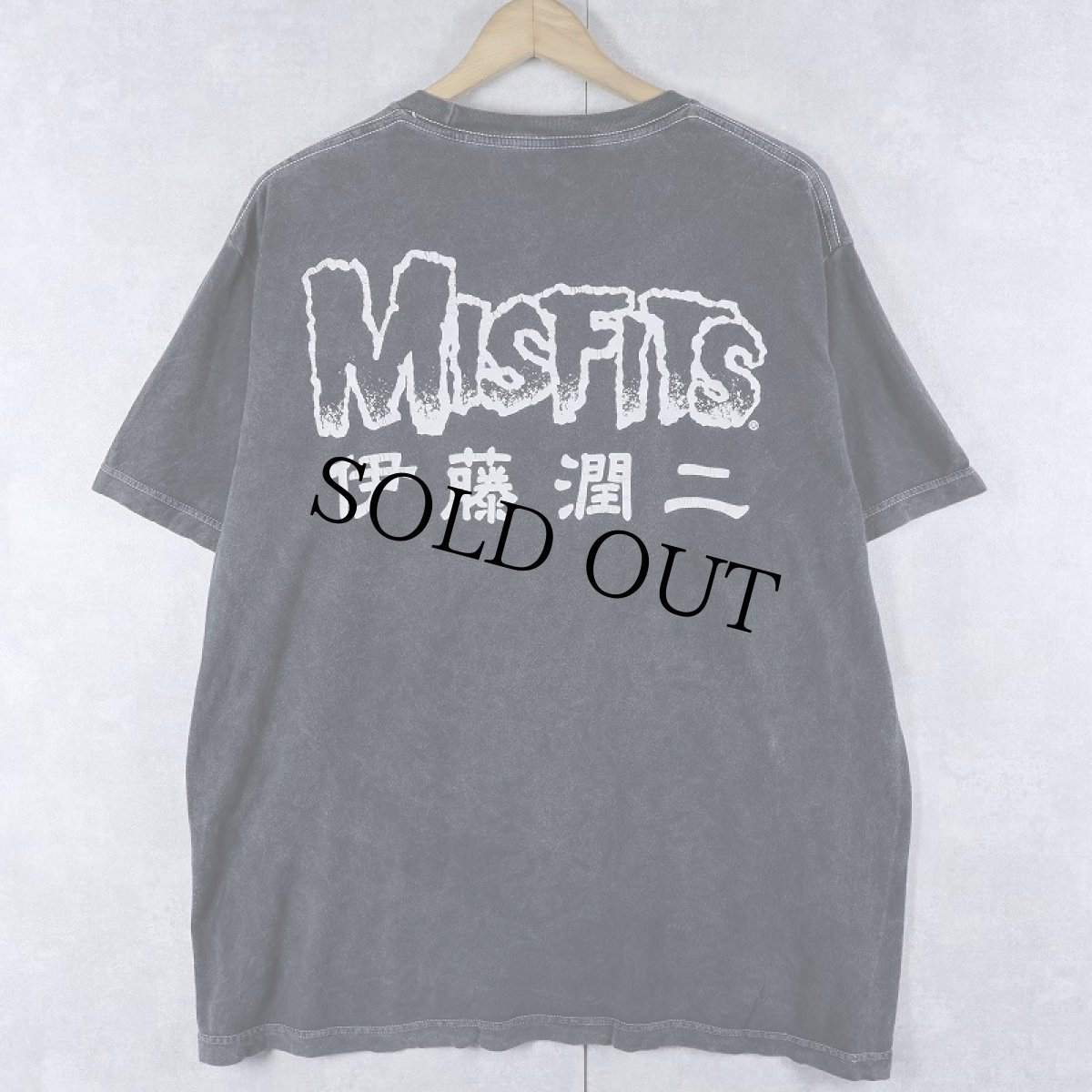 画像2: MISFITS × 伊藤潤二 ハードコアパンクバンド プリントTシャツ L (2)