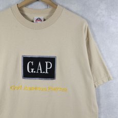 画像1: "G.A.P" 刺繍Tシャツ L (1)