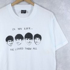 画像1: 90's THE BEATLES USA製 "IN MY LIFE..." ロックバンドプリントTシャツ L (1)
