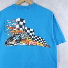 画像1: 90's Hot Wheels USA製 玩具メーカー ロゴプリントTシャツ XL (1)