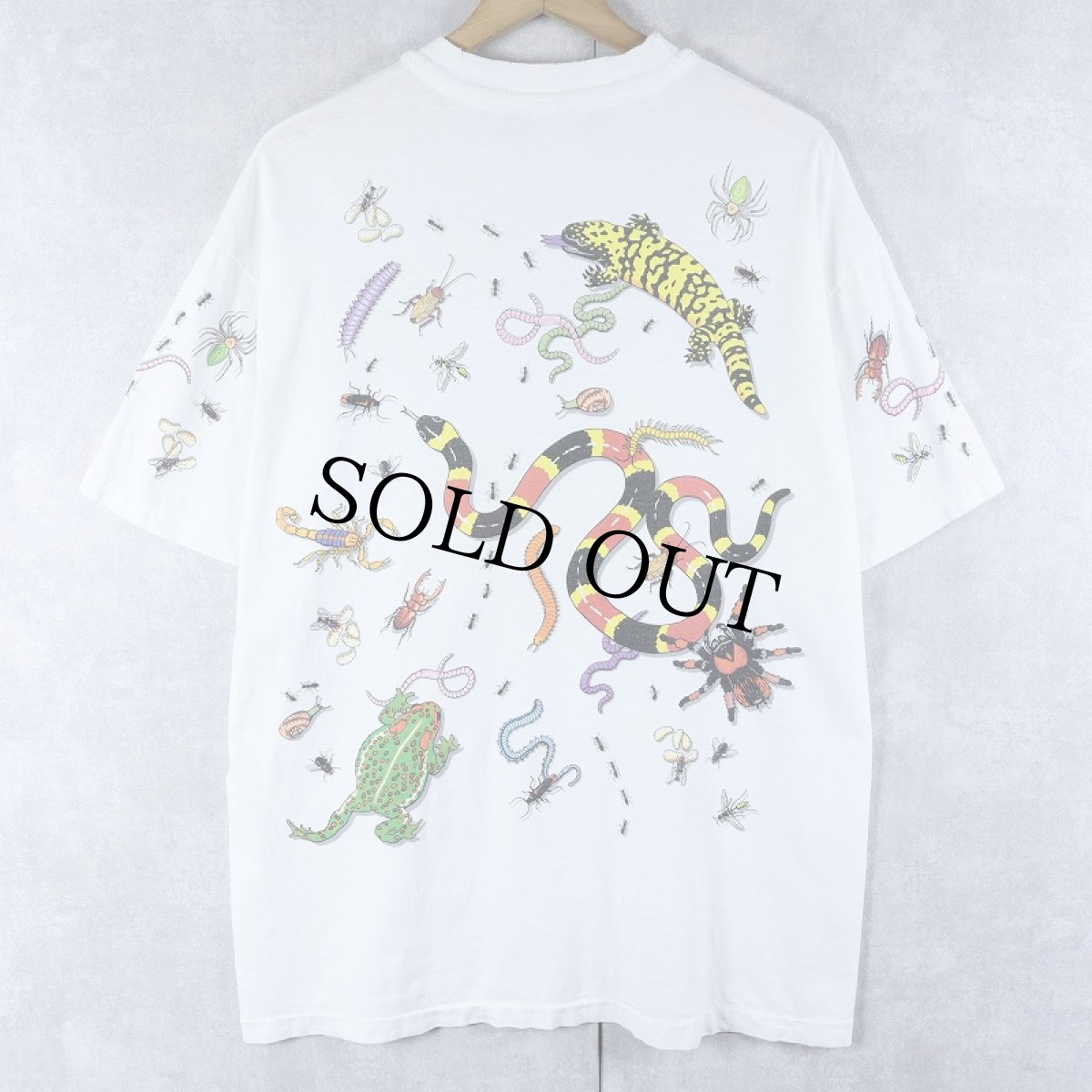 画像2: 90's DAN GILBERT USA製 "American Museum of Natural History" 大判プリントTシャツ L (2)