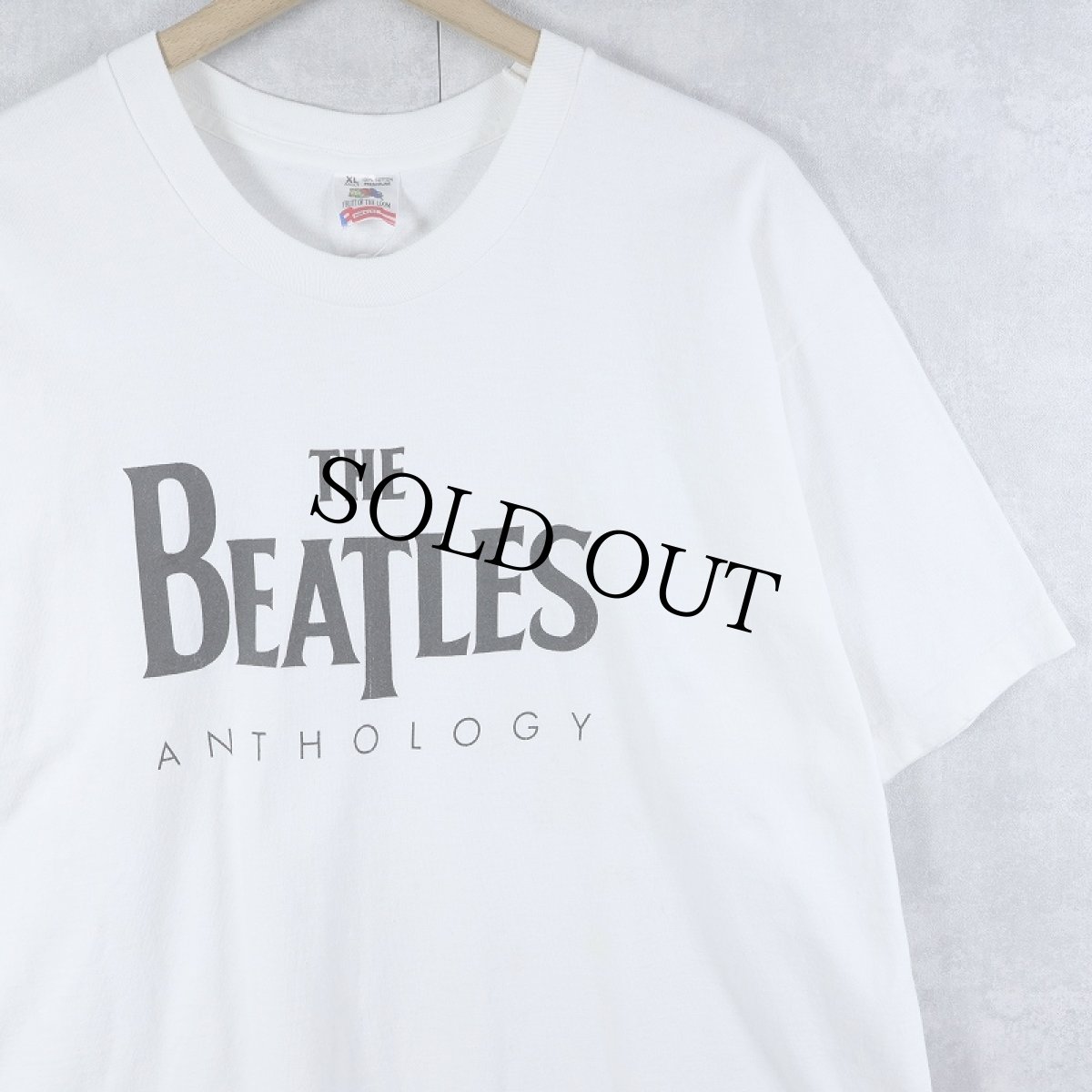 画像1: 90's THE BEATLES USA製 ロックバンドプリントTシャツ XL (1)