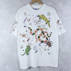 画像1: 90's DAN GILBERT USA製 "American Museum of Natural History" 大判プリントTシャツ L (1)