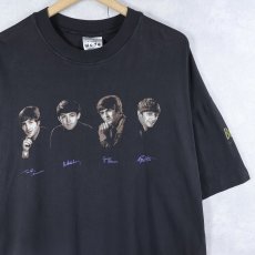 画像1: 90's〜 THE BEATLES ロックバンドプリントTシャツ BLACK XL (1)