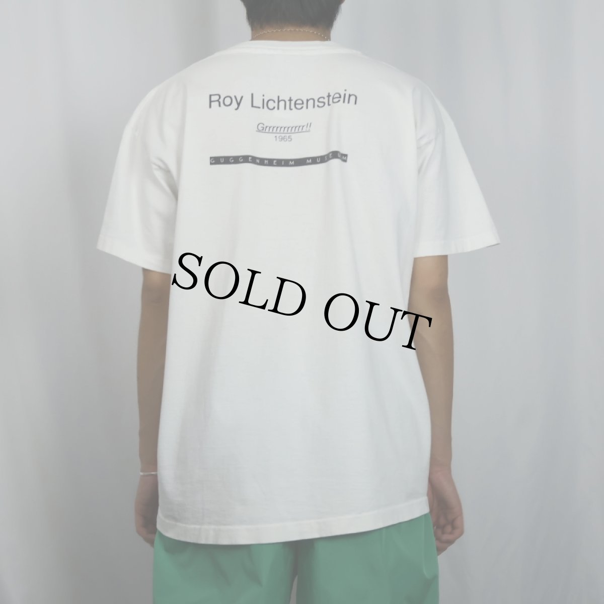 画像3: 90's Roy Lichtenstein USA製 "GRRRRRRRRRRRR!!" アートプリントTシャツ XL (3)