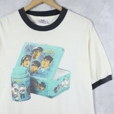 画像1: 90's THE BEATLES USA製 ロックバンドリンガーTシャツ M (1)