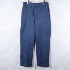 画像1: 80's Dickies USA製 ワークパンツ NAVY W31 (1)