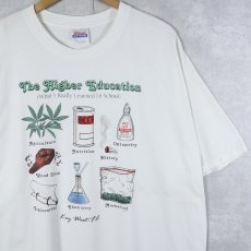 画像1: "The Higher Education" ガンジャプリントTシャツ 2XL (1)